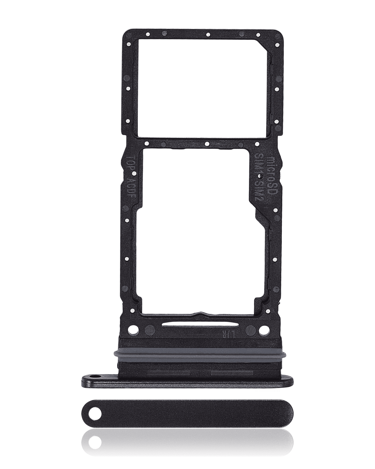 Samsung Galaxy A34 İle Uyumlu Çift Sim Kart Tepsisi (A346 2023) (Grafit)