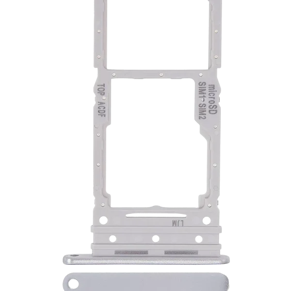 Samsung Galaxy A34 İle Uyumlu Çift Sim Kart Tepsisi (A346 2023) (Gümüş)