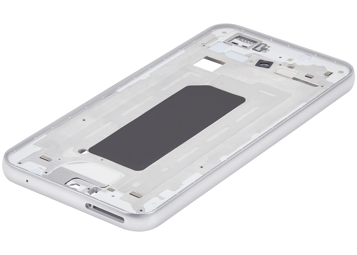 Samsung Galaxy A34 Orta İle Uyumlu Çerçeve Muhafazası (A346 2023) (Gümüş) - Görsel 5