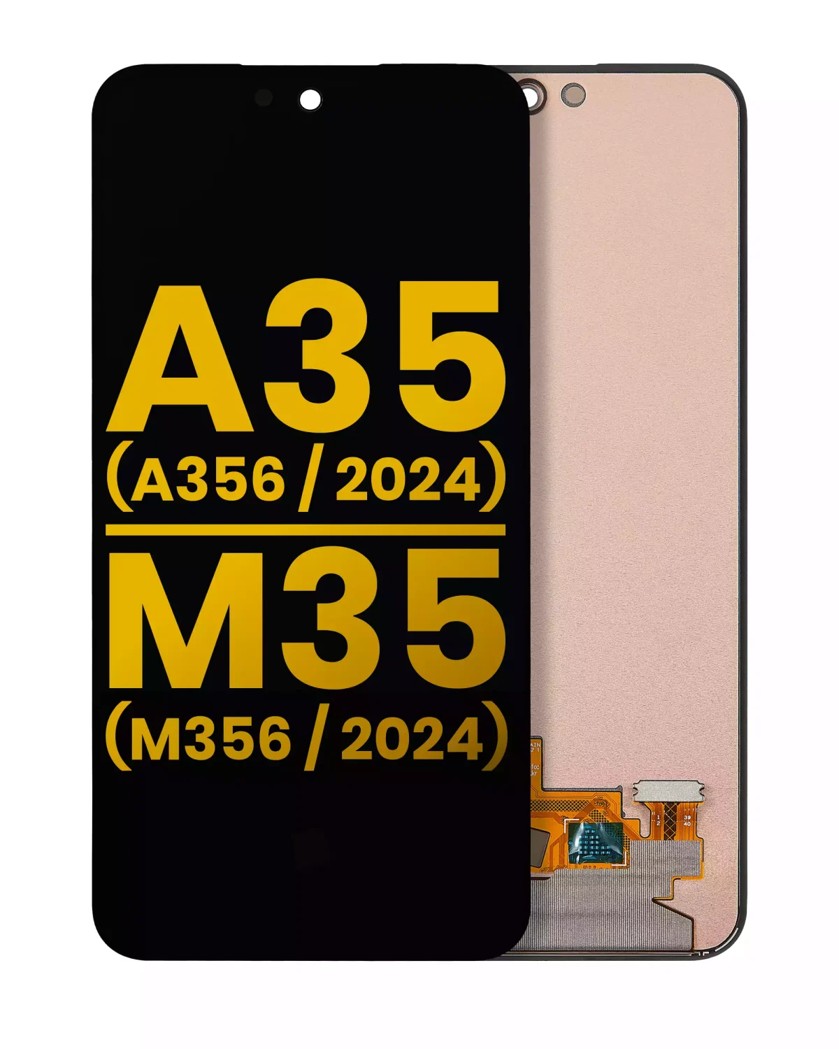 Samsung Galaxy A35 5G İle Uyumlu Çerçevesiz ekran Orijinal Ekranı (A356 2024) M35 (M356 2024) Orijinal (Tüm Renkler)