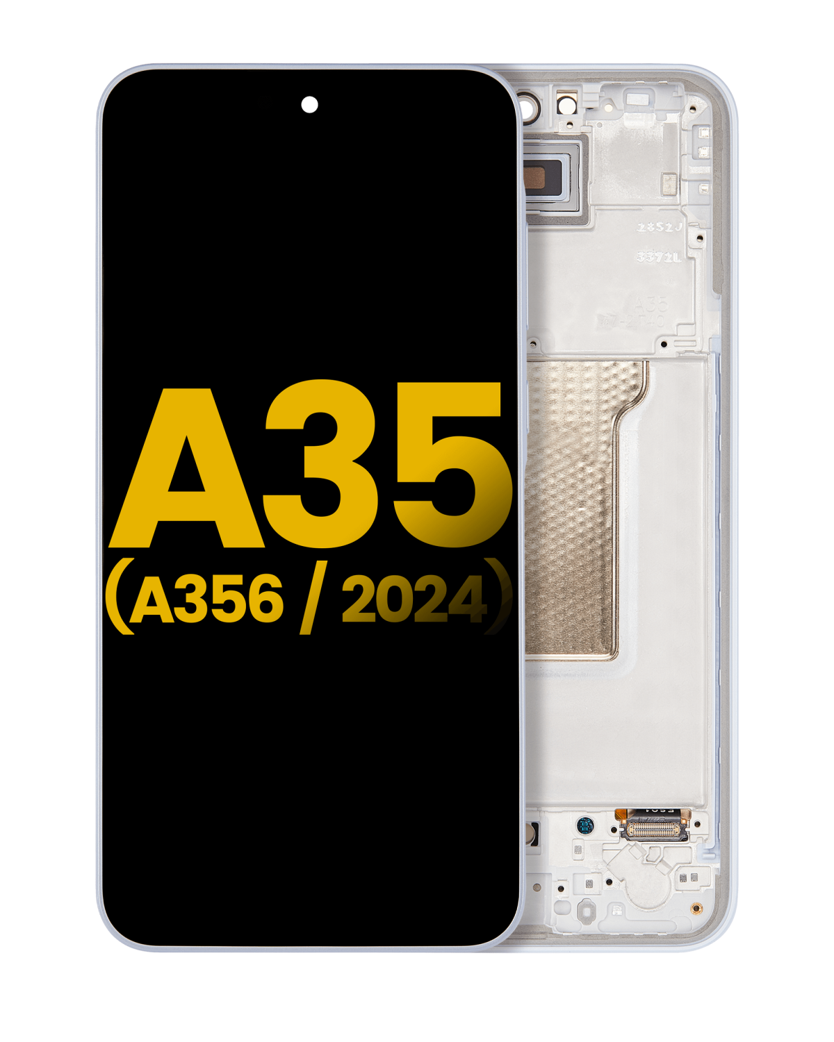 Samsung Galaxy A35 5G İle Uyumlu İçin Çerçeveli ekran (A356 2024) Orijinal (eblue)  Orijinal Ekranı