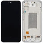 Samsung Galaxy A36 5G İle Uyumlu İçin Çerçeveli ekran (A366 2025) Orijinal (Beyaz)  Orijinal Ekranı - Görsel 2