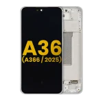 Samsung Galaxy A36 5G İle Uyumlu İçin Çerçeveli ekran (A366 2025) Orijinal (Beyaz)  Orijinal Ekranı - Görsel 3