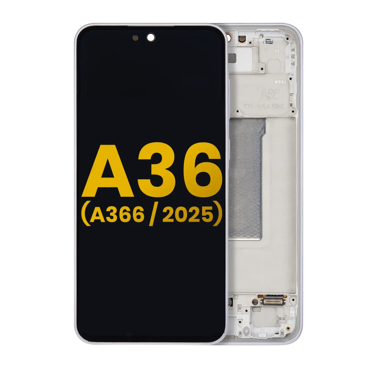 Samsung Galaxy A36 5G İle Uyumlu İçin Çerçeveli ekran (A366 2025) Orijinal (Lavanta)  Orijinal Ekranı