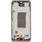 Samsung Galaxy A36 5G İle Uyumlu İçin Çerçeveli ekran (A366 2025) Orijinal (Siyah)  Orijinal Ekranı - Görsel 4