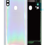 Samsung Galaxy A40 Arka İle Uyumlu Kapak Camı Kamera Lensiyle Uyumlu (A405 2019) (Servis Paketi) (Beyaz)