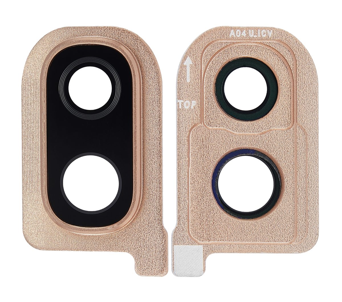 Samsung Galaxy A40 İle Uyumlu Arka Kamera Cam Mercek Ve Kapak Çerçevesi (A405 2019) (Mercan) - Görsel 2