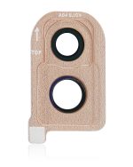 Samsung Galaxy A40 İle Uyumlu Arka Kamera Cam Mercek Ve Kapak Çerçevesi (A405 2019) (Mercan) - Görsel 3