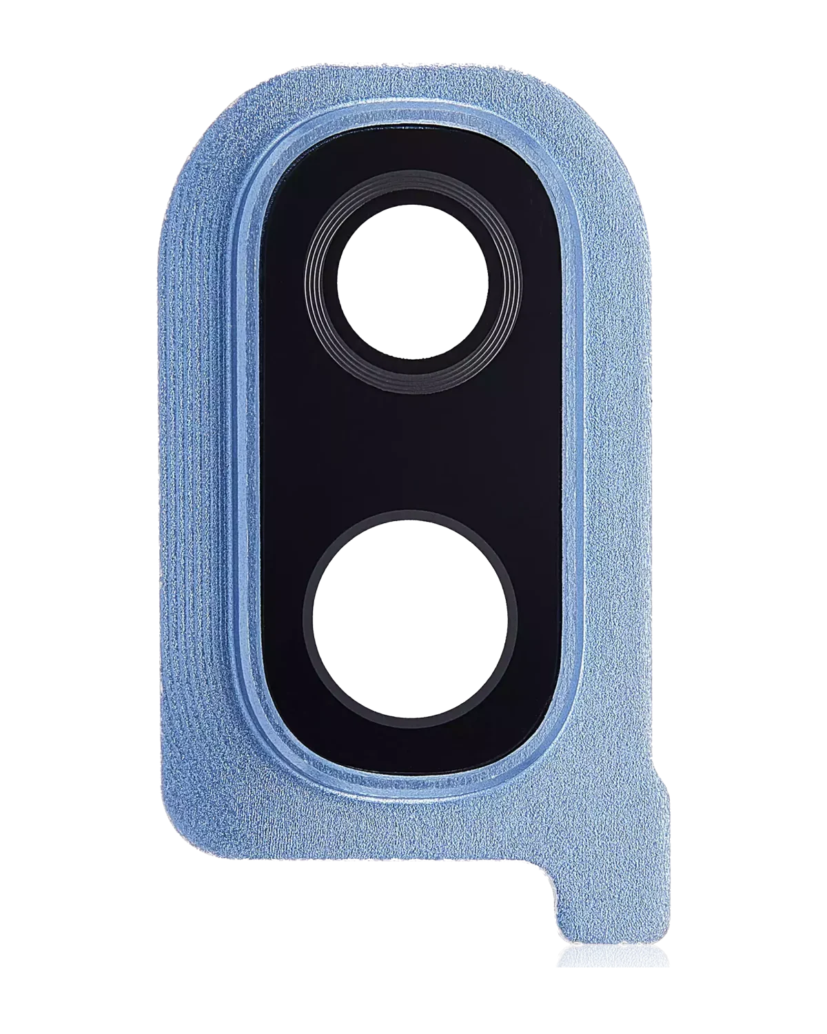 Samsung Galaxy A40 İle Uyumlu Arka Kamera Cam Mercek ve Kapak Çerçevesi (A405 2019) (Mavi)