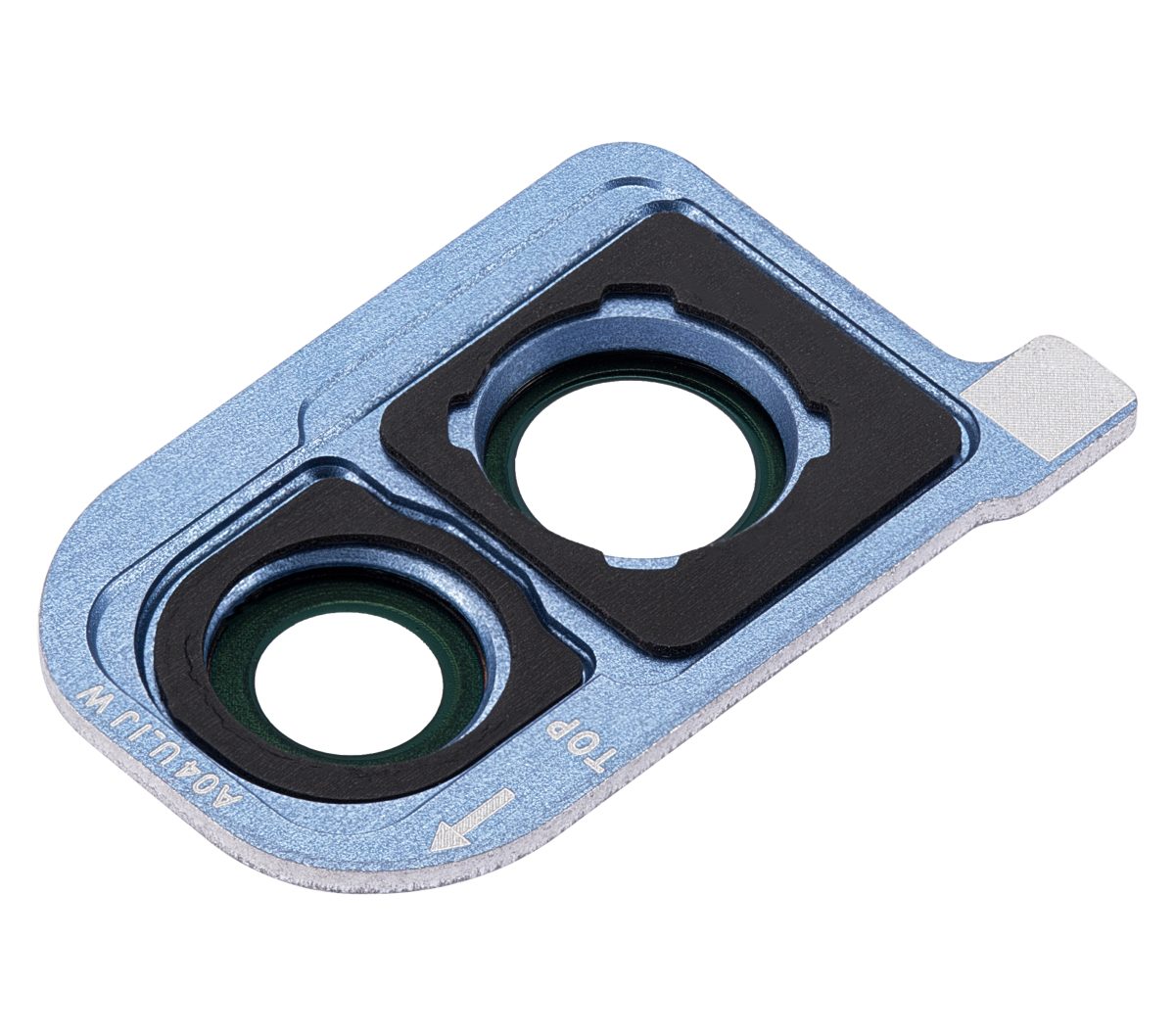 Samsung Galaxy A40 İle Uyumlu Arka Kamera Cam Mercek ve Kapak Çerçevesi (A405 2019) (Mavi) - Görsel 4
