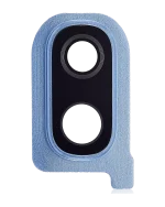 Samsung Galaxy A40 İle Uyumlu Arka Kamera Cam Mercek ve Kapak Çerçevesi (A405 2019) (Mavi) - Görsel 6