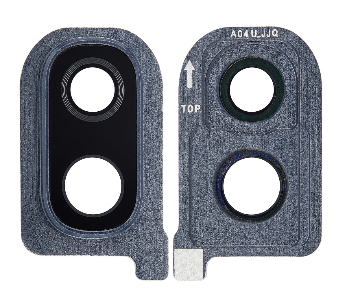 Samsung Galaxy A40 İle Uyumlu Arka Kamera Cam Mercek ve Kapak Çerçevesi (A405 2019) (Siyah) - Görsel 2