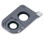 Samsung Galaxy A40 İle Uyumlu Arka Kamera Cam Mercek ve Kapak Çerçevesi (A405 2019) (Siyah) - Görsel 6