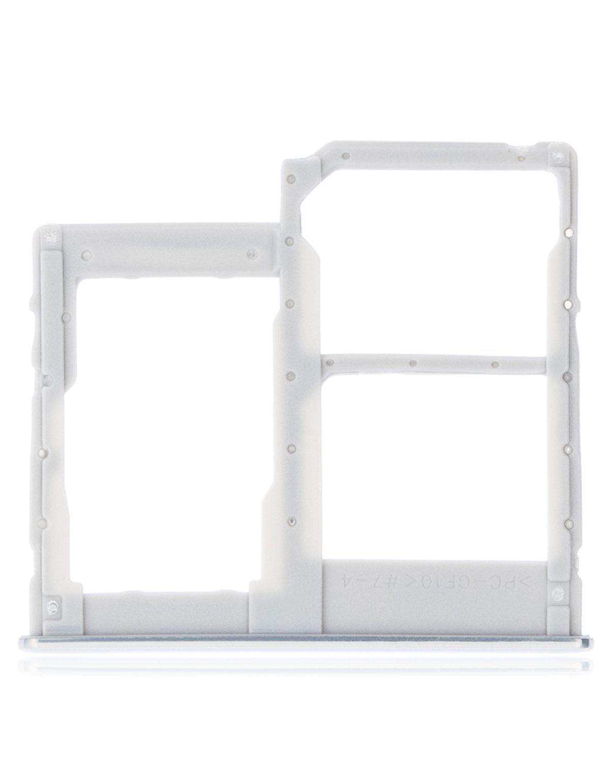 Samsung Galaxy A40 İle Uyumlu Çift Sim Kart Tepsisi (A405 2019) (Beyaz) - Görsel 4