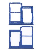 Samsung Galaxy A40 İle Uyumlu Çift Sim Kart Tepsisi (A405 2019) (Mavi) - Görsel 2