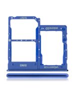 Samsung Galaxy A40 İle Uyumlu Çift Sim Kart Tepsisi (A405 2019) (Mavi)