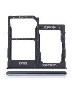 Samsung Galaxy A40 İle Uyumlu Çift Sim Kart Tepsisi (A405 2019) (Siyah)