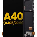 Samsung Galaxy A40 İle Uyumlu İçin Çerçeveli ekran (A405 2019) Orijinal (Tüm Renkler)  Orijinal Ekranı