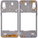 Samsung Galaxy A40 İle Uyumlu  Orta Çerçeve Kasası (A405 2019) (Aftermarket Plus) (Beyaz) - Görsel 2