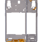 Samsung Galaxy A40 İle Uyumlu  Orta Çerçeve Kasası (A405 2019) (Aftermarket Plus) (Beyaz)