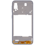 Samsung Galaxy A40 İle Uyumlu  Orta Çerçeve Kasası (A405 2019) (Aftermarket Plus) (Beyaz) - Görsel 3