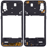 Samsung Galaxy A40 İle Uyumlu  Orta Çerçeve Kasası (A405 2019) (Aftermarket Plus) (Siyah) - Görsel 2