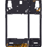 Samsung Galaxy A40 İle Uyumlu  Orta Çerçeve Kasası (A405 2019) (Aftermarket Plus) (Siyah)