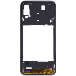 Samsung Galaxy A40 İle Uyumlu  Orta Çerçeve Kasası (A405 2019) (Aftermarket Plus) (Siyah) - Görsel 3