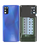 Samsung Galaxy A41 Arka İle Uyumlu Kapak Camı Kamera Lensiyle Uyumlu (A415 2020) (Servis Paketi) (Prizma Crush Mavi) - Görsel 4