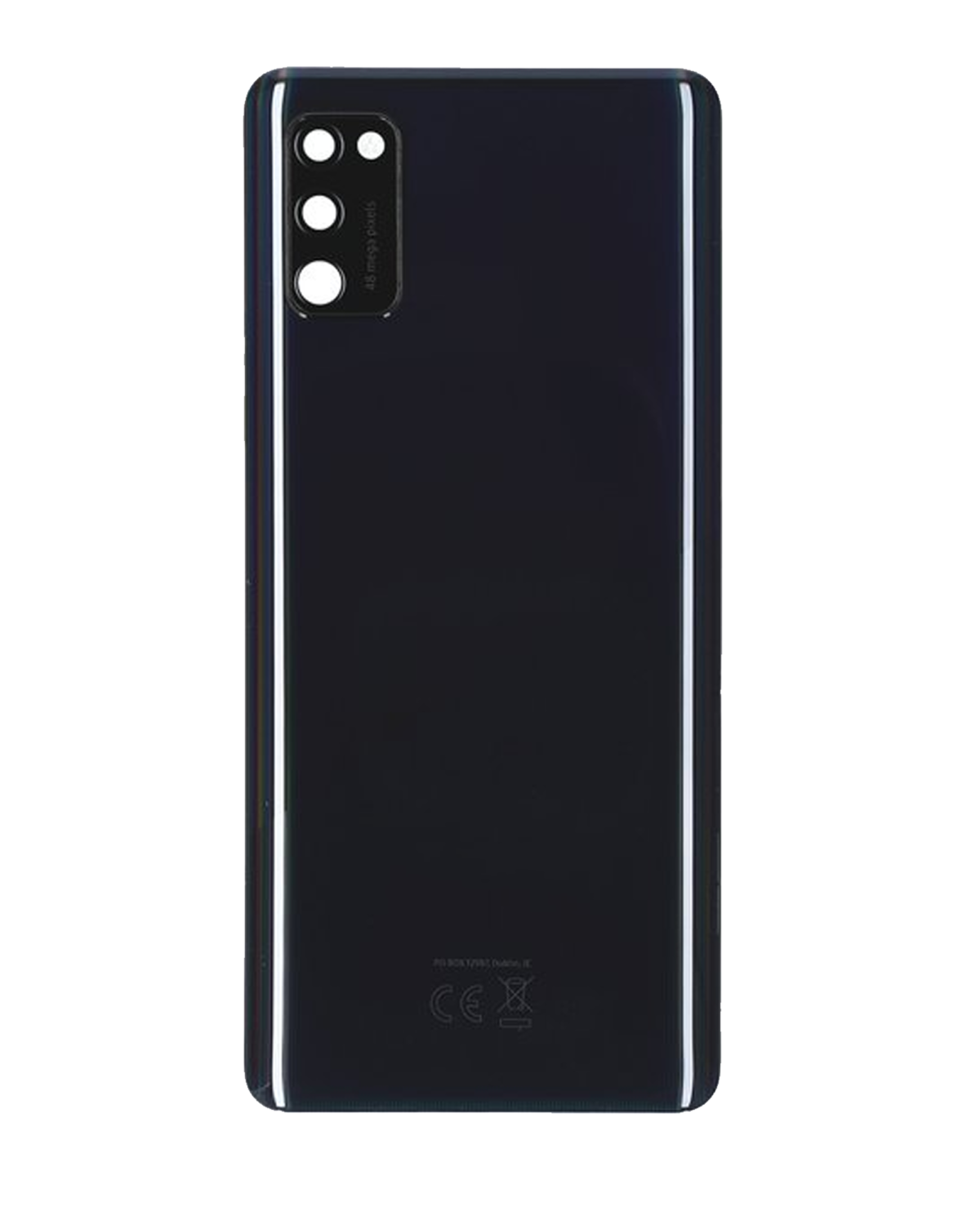 Samsung Galaxy A41 Arka İle Uyumlu Kapak Camı Kamera Lensiyle Uyumlu (A415 2020) (Servis Paketi) (Prizma Crush Siyah) - Görsel 2