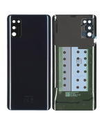 Samsung Galaxy A41 Arka İle Uyumlu Kapak Camı Kamera Lensiyle Uyumlu (A415 2020) (Servis Paketi) (Prizma Crush Siyah) - Görsel 5