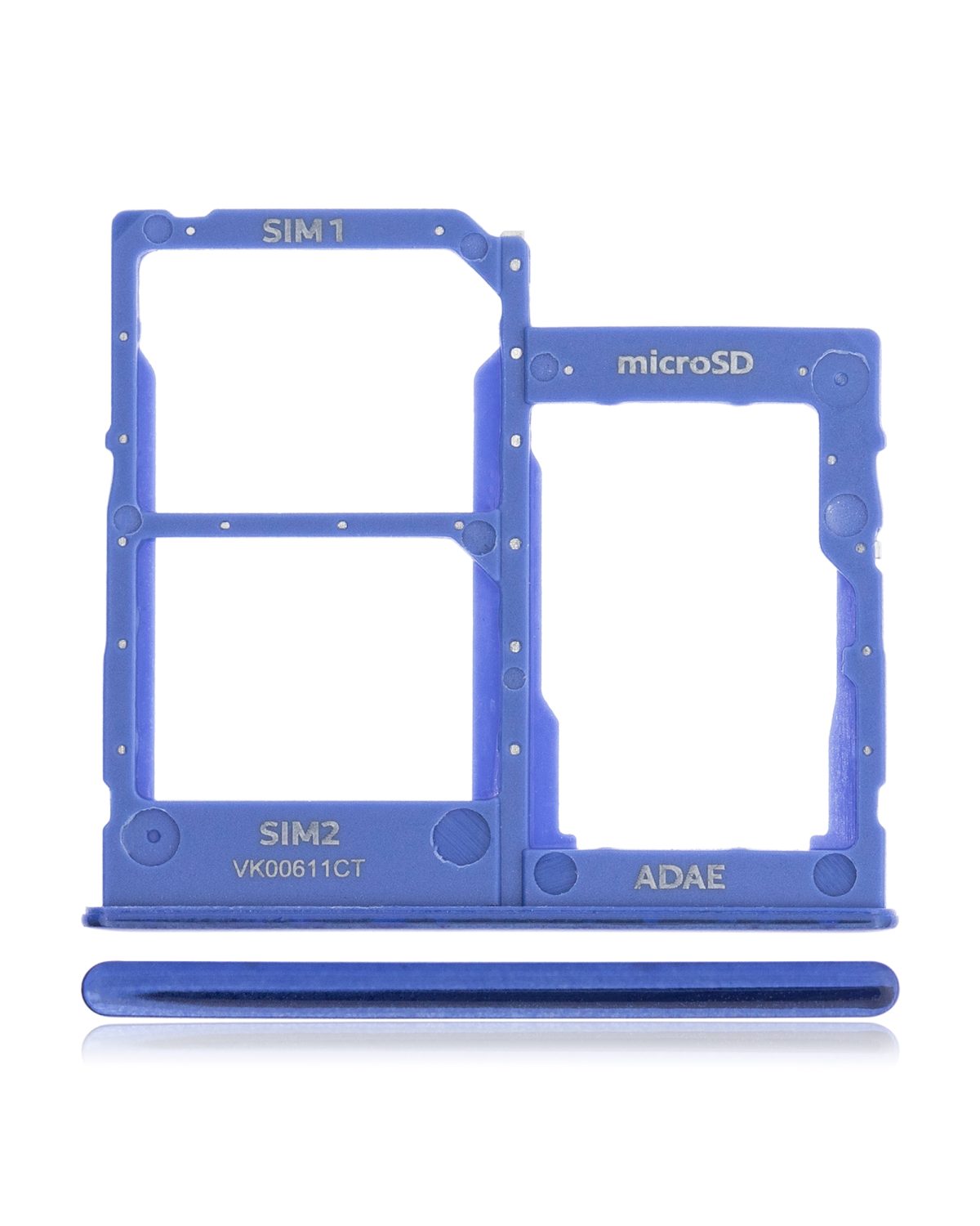 Samsung Galaxy A41 İle Uyumlu Çift Sim Kart Tepsisi (A415 2020) (Prism Crush Blue)