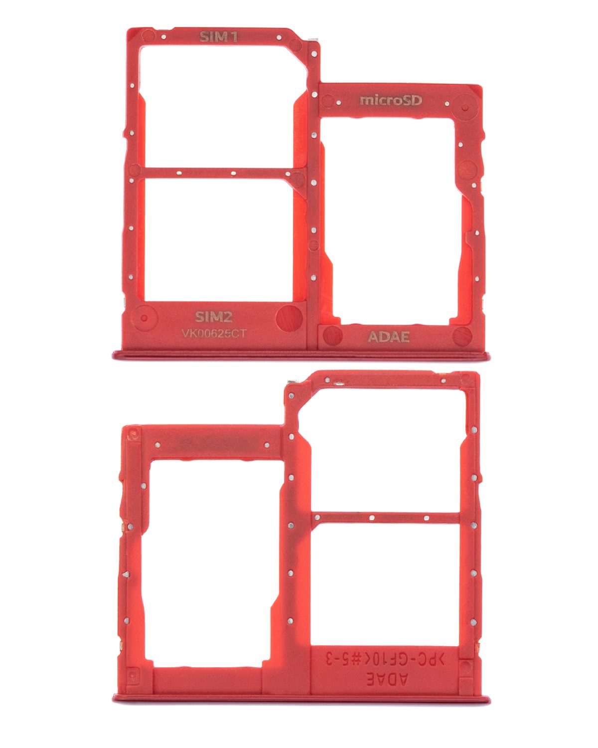 Samsung Galaxy A41 İle Uyumlu Çift Sim Kart Tepsisi (A415 2020) (Prism Crush Red) - Görsel 2