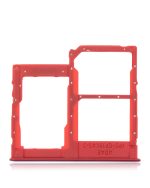 Samsung Galaxy A41 İle Uyumlu Çift Sim Kart Tepsisi (A415 2020) (Prism Crush Red) - Görsel 4