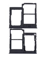 Samsung Galaxy A41 İle Uyumlu Çift Sim Kart Tepsisi (A415 2020) (Prism Crush Siyah) - Görsel 2