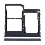 Samsung Galaxy A41 İle Uyumlu Çift Sim Kart Tepsisi (A415 2020) (Prism Crush Siyah)