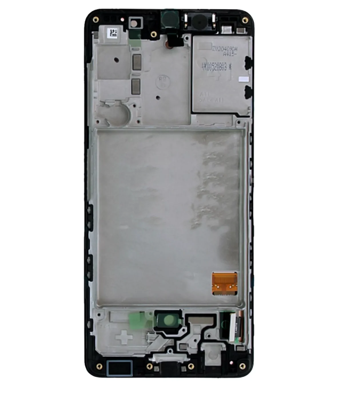 Samsung Galaxy A41 İle Uyumlu İçin Çerçeveli ekran (A415 2020) (Service Pack) (Prism Crush Siyah)  LCD Ekranı Uyumlu - Görsel 3