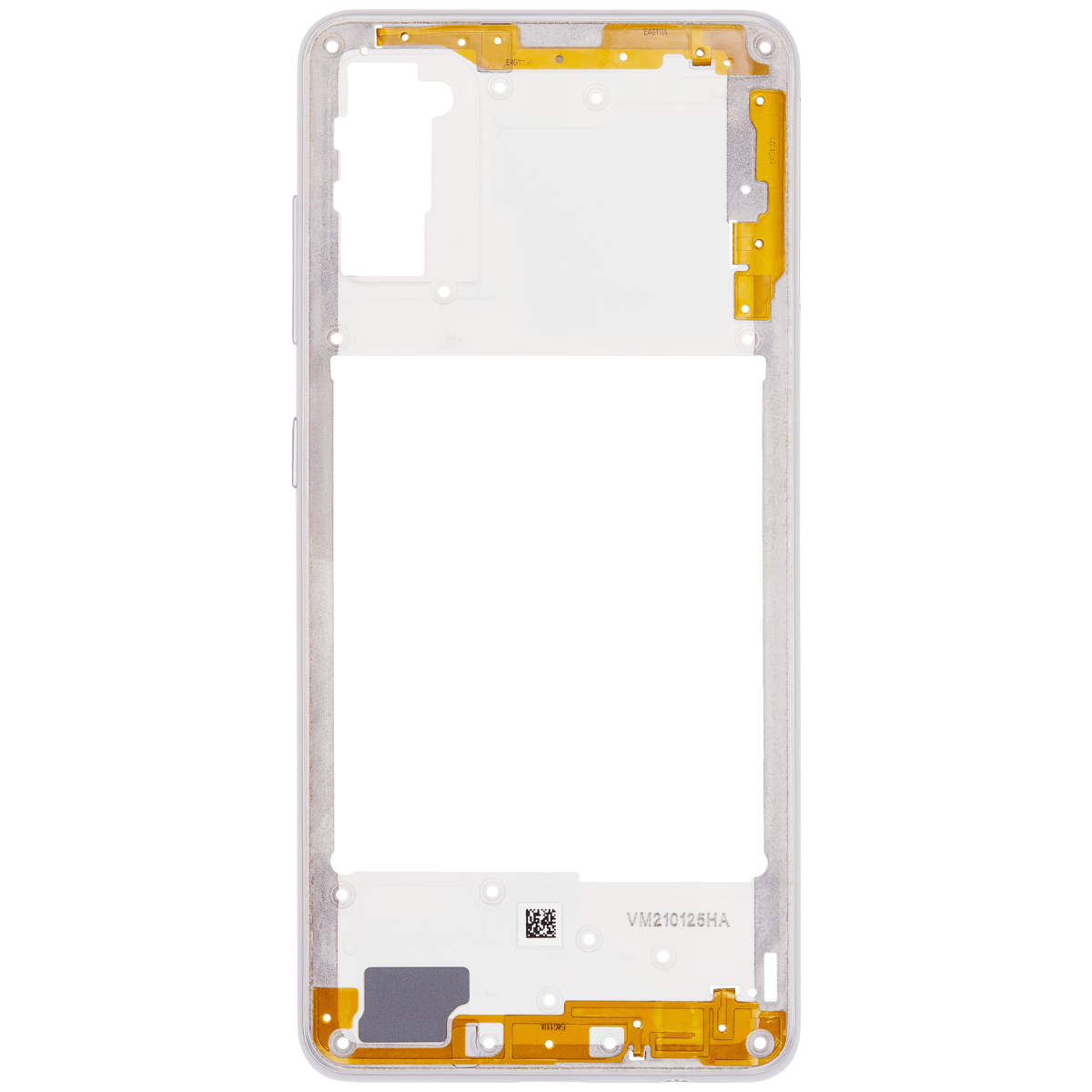 Samsung Galaxy A41 İle Uyumlu  Orta Çerçeve Kasası (A415 2020) (Aftermarket Plus) (Prism Crush Silver) - Görsel 3
