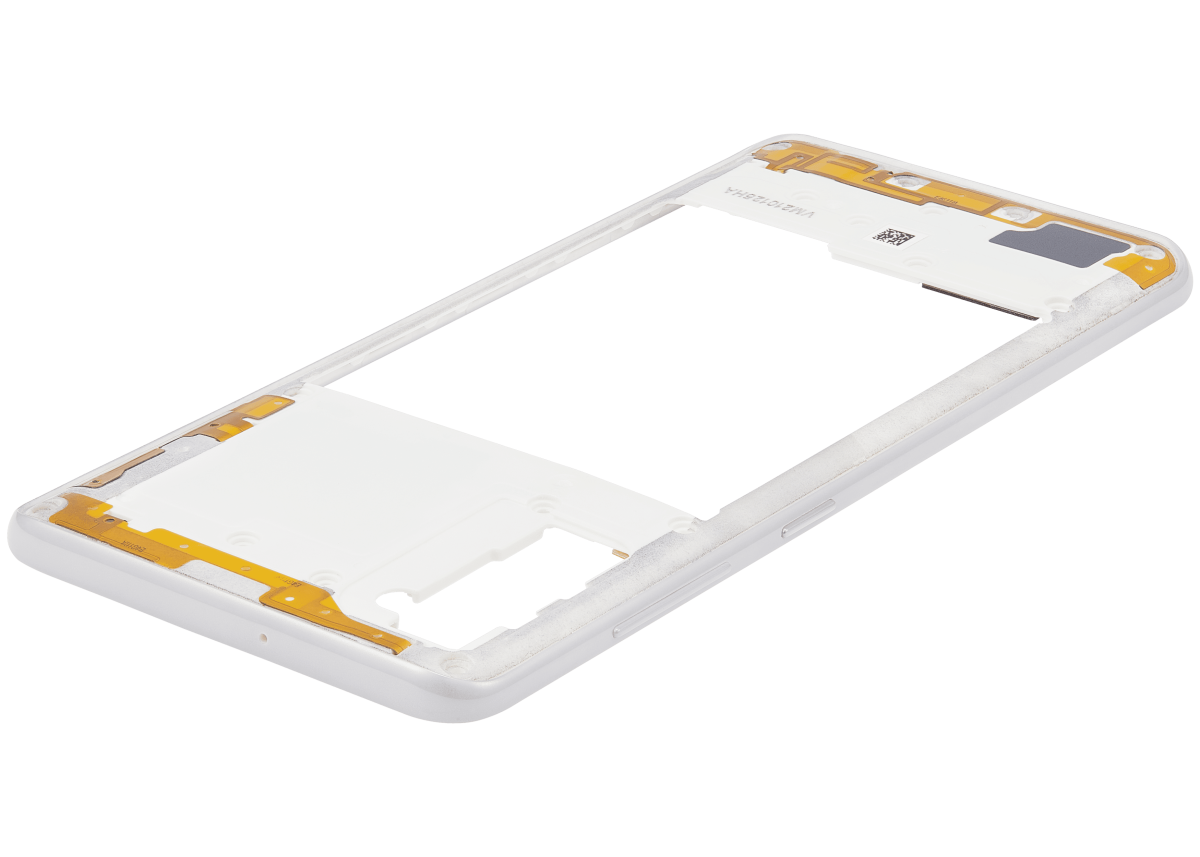 Samsung Galaxy A41 İle Uyumlu  Orta Çerçeve Kasası (A415 2020) (Aftermarket Plus) (Prism Crush Silver) - Görsel 5