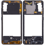Samsung Galaxy A41 İle Uyumlu  Orta Çerçeve Kasası (A415 2020) (Aftermarket Plus) (Prism Crush Siyah) - Görsel 2