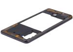 Samsung Galaxy A41 İle Uyumlu  Orta Çerçeve Kasası (A415 2020) (Aftermarket Plus) (Prism Crush Siyah) - Görsel 5