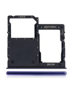 Samsung Galaxy A41 İle Uyumlu Tek Sim Kart Tepsisi (A415 2020) (Prism Crush Siyah)