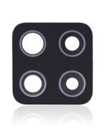 Samsung Galaxy A42 5G İle Uyumlu Arka Kamera Lensi (Sadece Cam) Yapışkanlı (A426 2020) (Prizma Nokta Siyah) - Görsel 3