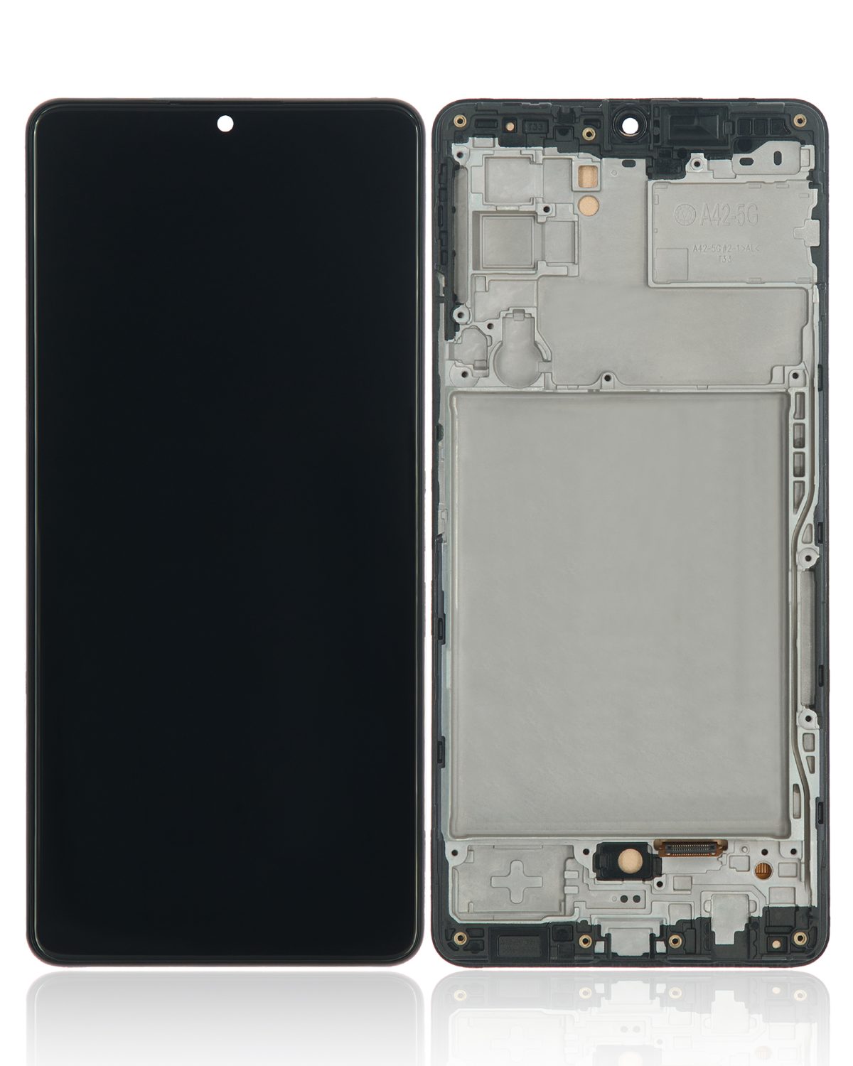 Samsung Galaxy A42 5G İle Uyumlu Çerçeveli ekran LCD Ekranı (Parmak İzi Sensörü Olmadan) (A426 2020) (Tüm Renkler) - Görsel 2