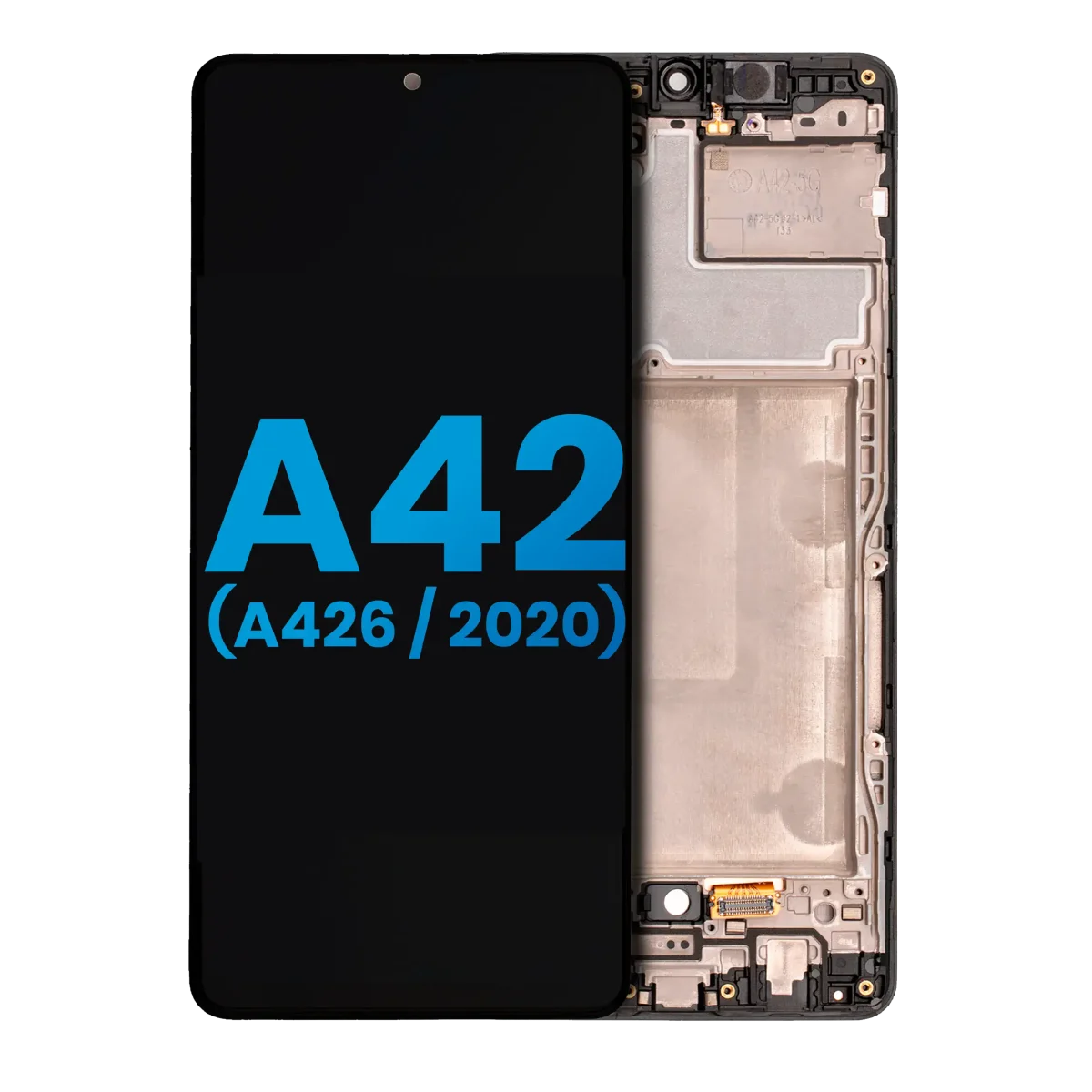 Samsung Galaxy A42 5G İle Uyumlu Çerçeveli ekran LCD Ekranı (Parmak İzi Sensörü Olmadan) (A426 2020) (Tüm Renkler) - Görsel 3