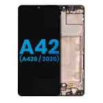 Samsung Galaxy A42 5G İle Uyumlu Çerçeveli ekran LCD Ekranı (Parmak İzi Sensörü Olmadan) (A426 2020) (Tüm Renkler) - Görsel 3