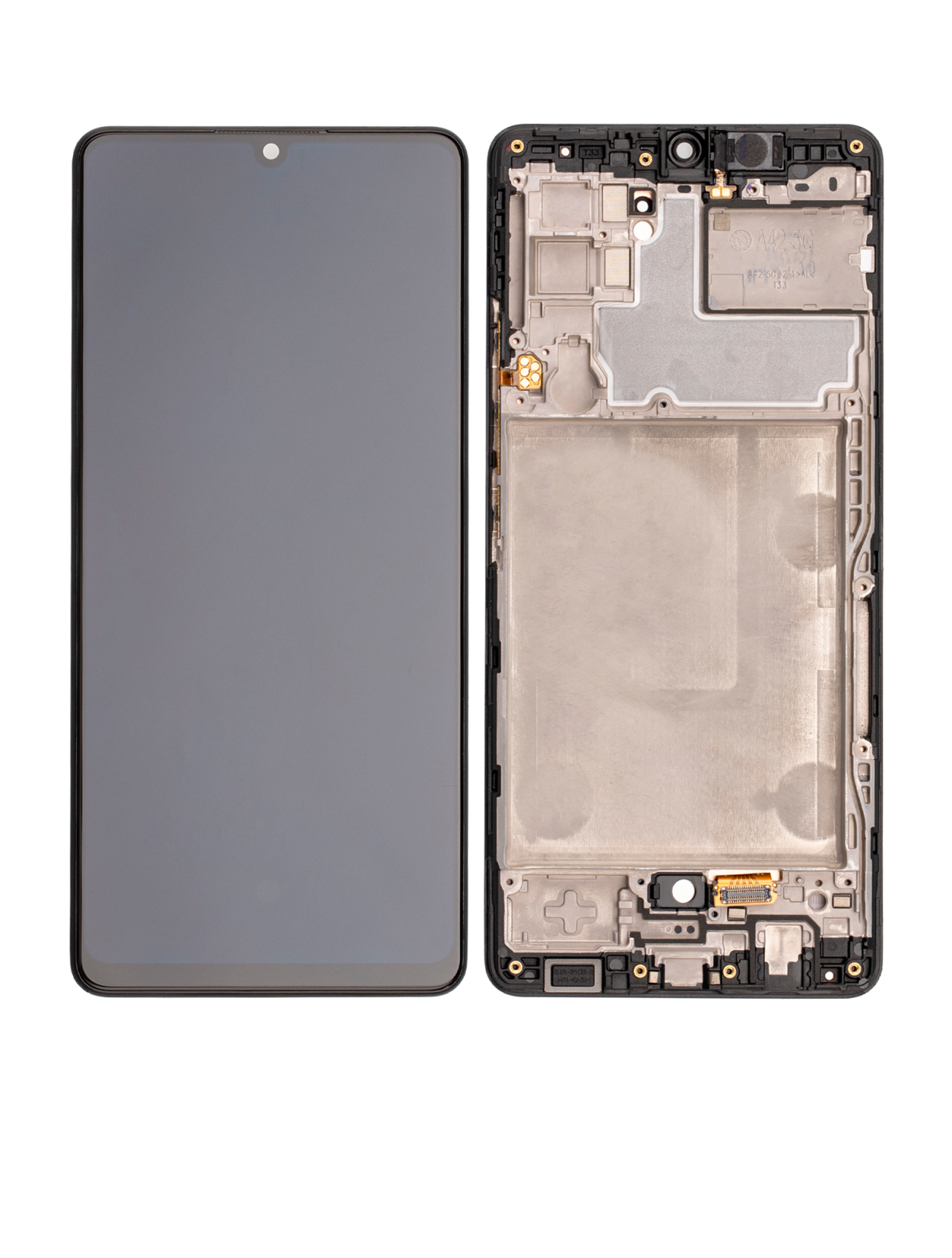 Samsung Galaxy A42 5G İle Uyumlu İçin Çerçeveli ekran (A426 2020) Orijinal (Prizma Nokta Siyah)  Orijinal Ekranı - Görsel 3