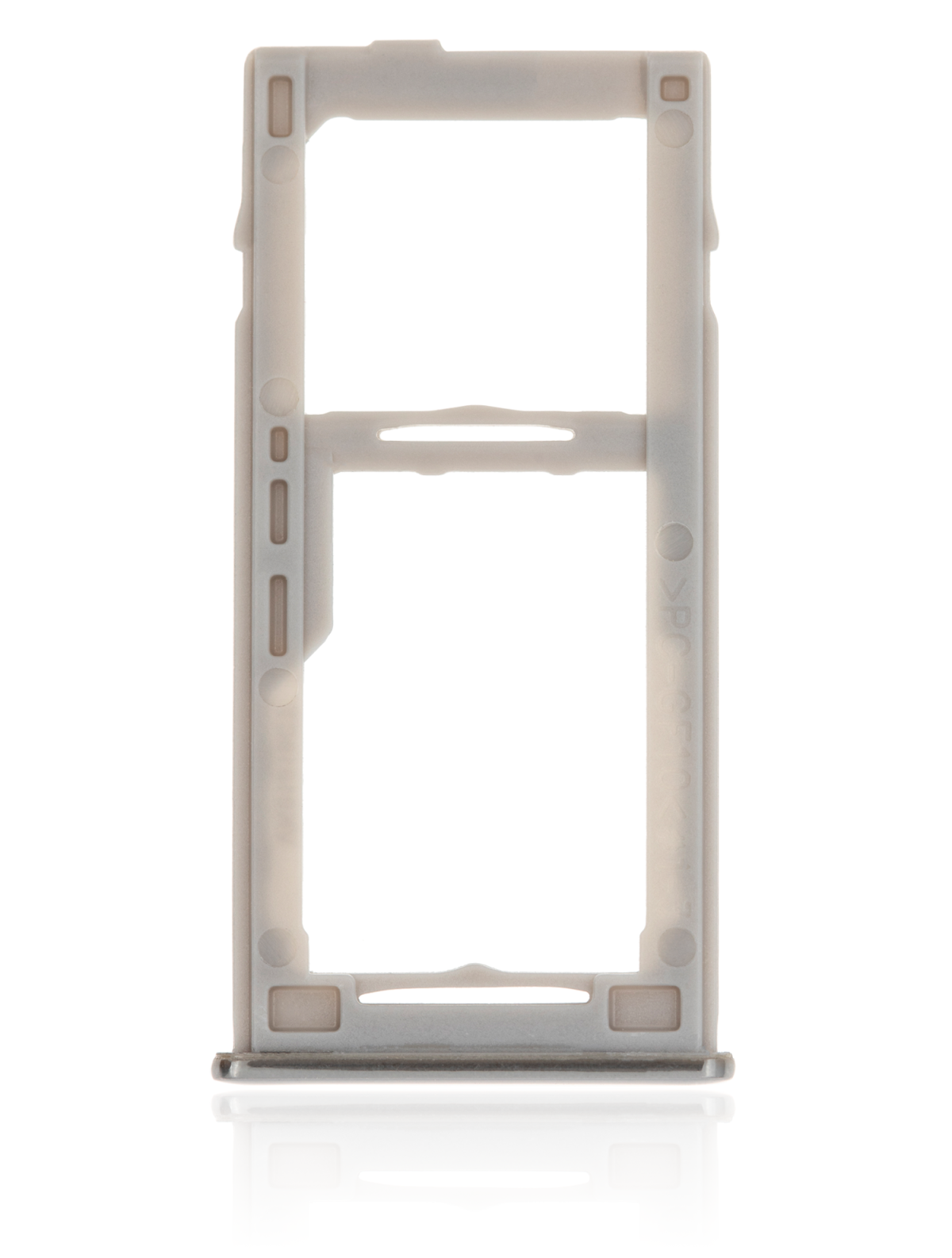 Samsung Galaxy A42 5G İle Uyumlu İle Uyumlu Çift Sim Kart Tepsisi (A426 2020) (Prizma Nokta Beyaz) - Görsel 2