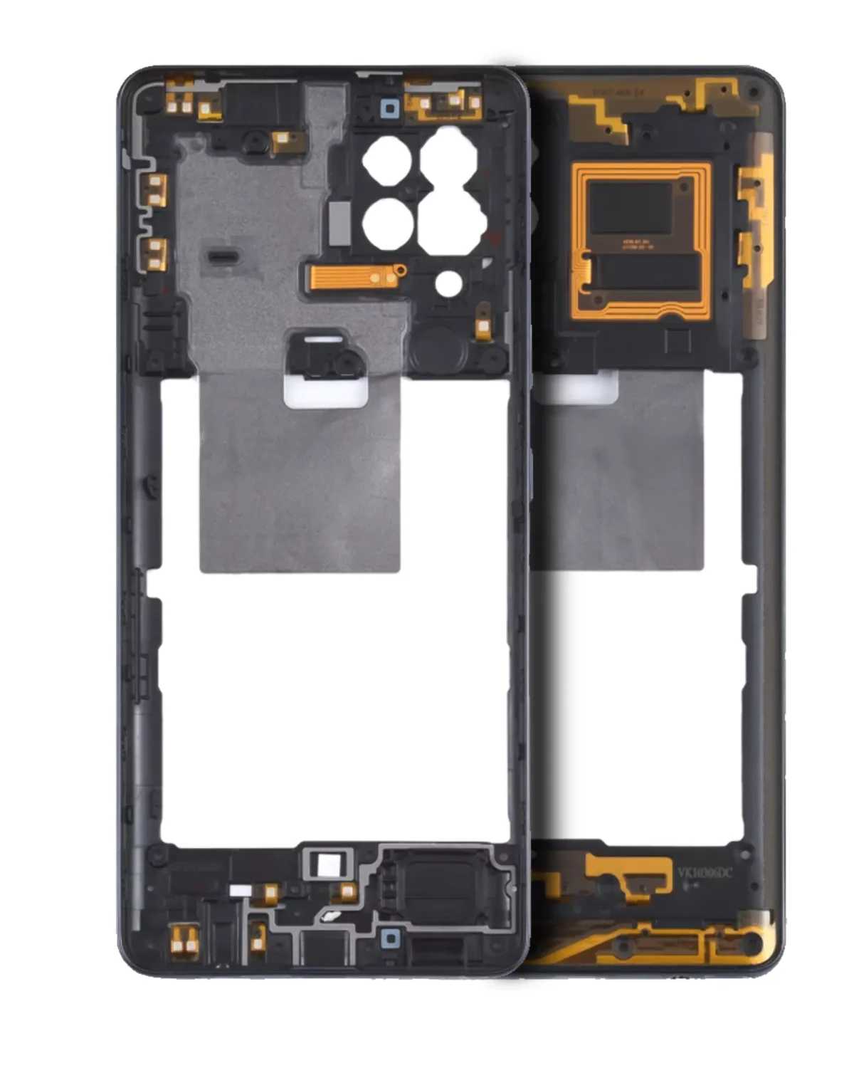 Samsung Galaxy A42 5G İle Uyumlu  Orta Çerçeve Kasası Orta Çerçeve Kasası (A426 2020) (Prizma Nokta Siyah)