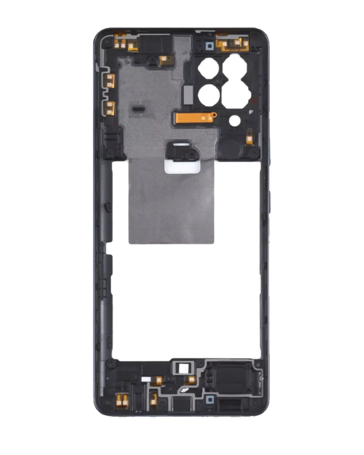 Samsung Galaxy A42 5G İle Uyumlu  Orta Çerçeve Kasası Orta Çerçeve Kasası (A426 2020) (Prizma Nokta Siyah) - Görsel 3